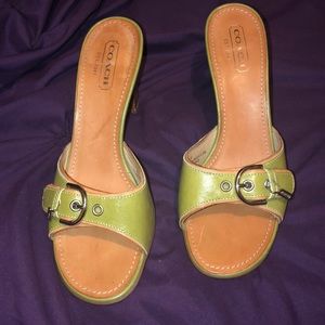 Coach Slip-On Sandal Heels